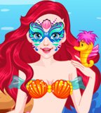 Mermaid Face Art Mermaid Face Art