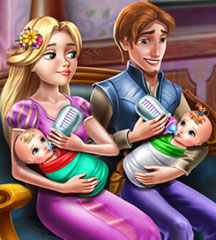 Blonde Princess Twins Family Day Blonde Princess Twins Family Day
