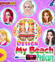 Design My Beach Pedicure Design My Beach Pedicure