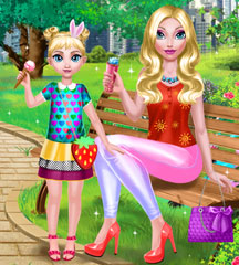 Mommy And Daughter Summer Day Mommy And Daughter Summer Day