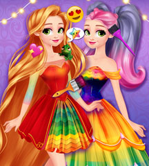 Princess Design Your Rainbow Dress