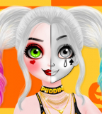 Princess Halloween Makeup HalfFaces Tutorial Princess Halloween Makeup HalfFaces Tutorial