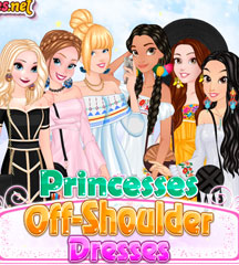 Princesses Off-Shoulder Dresses Princesses Off-Shoulder Dresses
